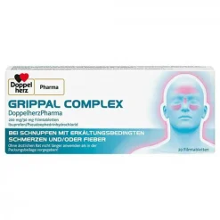 DoppelherzPharma GRIPPAL COMPLEX Filmtabletten , 20 St- Grippetabletten