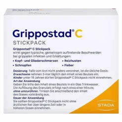 Grippostad Grippemittel-C Stickpack bei Erkältung, 12 St