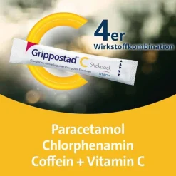 Grippostad Grippemittel-C Stickpack bei Erkältung, 12 St