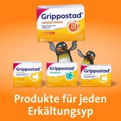 Grippostad Heißgetränk bei Schmerzen und Fieber , 10 St- Grippemittel