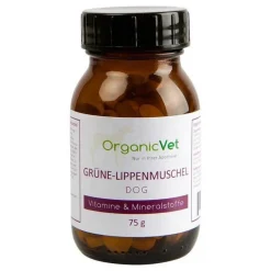 Grüne Lippenmuschel Hund Tabletten, 75 g^OrganicVet Sale