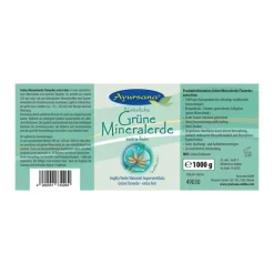 Ayursana Grüne Tonerde Pulver, 1 kg- Sonstige Körperpflegeprodukte