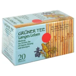 Grüner Tee-Grüner Tee + Ingwer + Ginseng Filterbeutel, 20 St