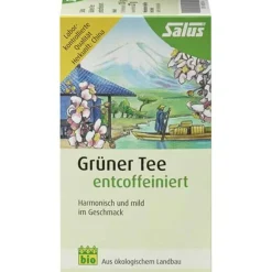 Salus Grüner Tee entcoffeiniert bio Filterbeutel, 15 St- Grüner Tee