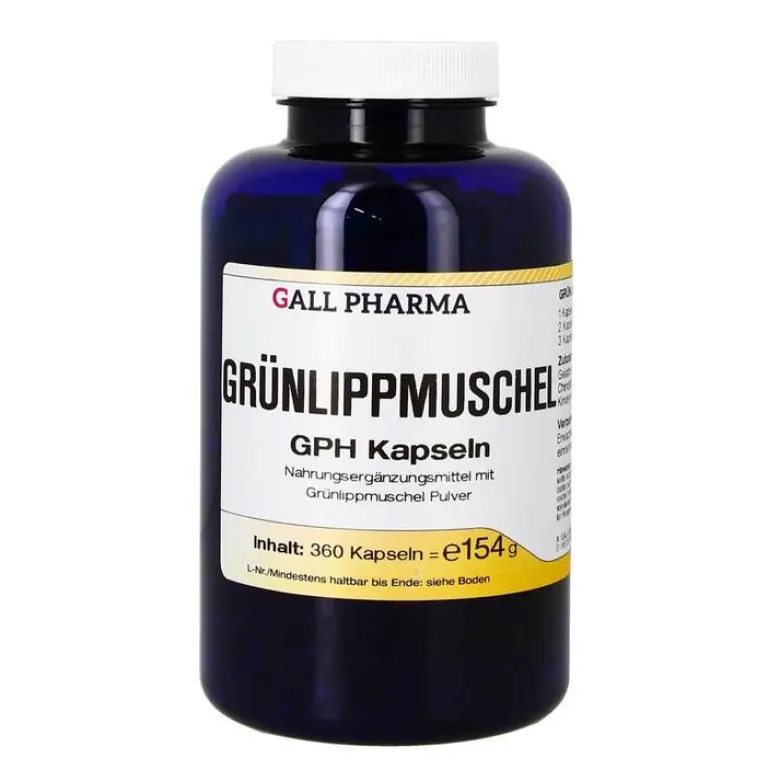 Hecht Pharma Grünlippmuschel-Grünlippmuschel GPH Kapseln, 360 St