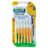 Trav-Ler 1,3mm Tanne gelb Interdental + 6Kappen, 6 St^GuM