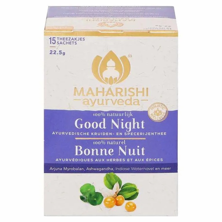 Maharishi Gute Nacht Tee Natural Filterbeutel, 22.5 g- Kräutertee