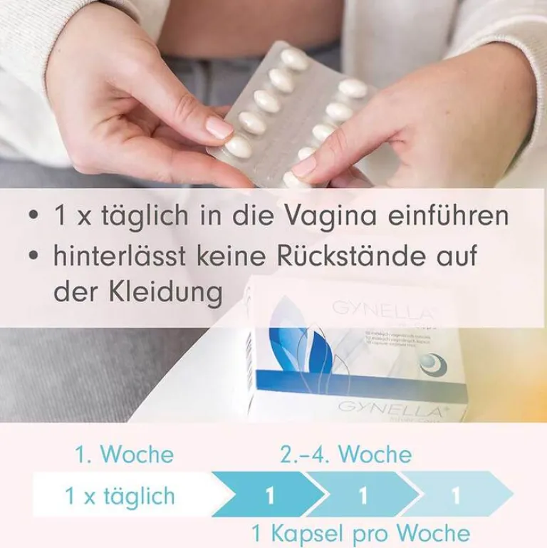 Gynella ® Silver Caps Vaginalkapseln, 10 St- Scheidenpilz Medikamente