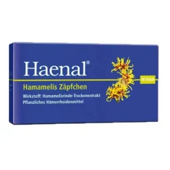 Haneal Haenal Hamamelis Zäpfchen, 10 St- Hämorrhoiden Salbe