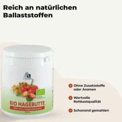 Avitale Hagebutten Pulver Bio, 300 g- Hagebuttenpulver|Spezialitäten