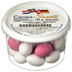 Canea-Sweets Hamburger Mandeln Canea, 150 g- Lakritz
