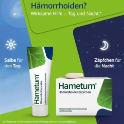 Hametum Hämorrhoiden Salbe-® Hämorrhoidenzäpfchen, 25 St