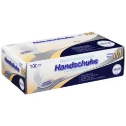 Handschuhe Einmal Vinyl gepudert M, 100 St^Param Online