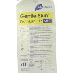 Dr. Junghans Handschuhe OP Latex Größe 7,5 s, 1X2 St- Latexhandschuhe