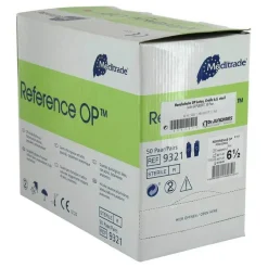 Dr. Junghans Latexhandschuhe-Handschuhe OP Latex Größe 6,5 s, 50X2 St