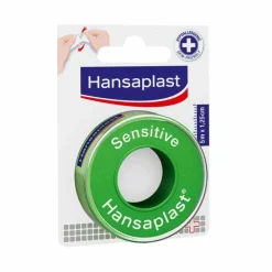 Hansaplast Fixierpflaster sensitive 5mx1,25cm, 1 St- Rollenpflaster