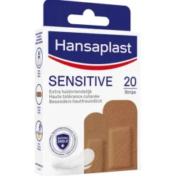 Hansaplast SENSITIVE Pflasterstrips Hautton medium, 20 St- Strips