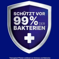 Hansaplast Wundpflaster|Heftpflaster-SENSITIVE XXL Wundverband steril 8x10 cm, 5 St