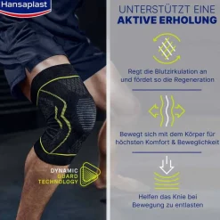 Hansaplast Sport Knie-Bandage Größe S/M, 1 St- Kniebandagen