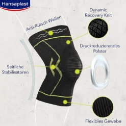 Hansaplast Sport Knie-Bandage Größe S/M, 1 St- Kniebandagen