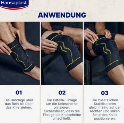 Hansaplast Sport Knie-Bandage Größe S/M, 1 St- Kniebandagen