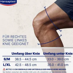 Sport Knie-Bandage Größe L/XL, 1 St^Hansaplast Hot