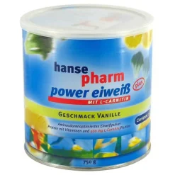 Power Eiweiß plus Vanille Pulver, 750 g^Hansepharm