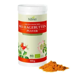 Bio Diät Berlin Hübner Bio Hagebutten Pulver, 300 g- Hagebuttenpulver|Sonstige Bio Produkte
