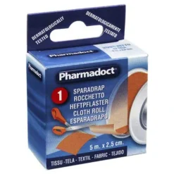 Heftpflaster Textil 5mx2,5cm hautfarben, 1 St^Pharmadoct Online