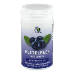 Avitale Heidelbeer Kapseln + Lutein, 60 St- Lutein