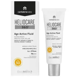 Heliocare 360° Age Active Fluid SPF 50, 50 ml- Lsf 50+|Gesicht