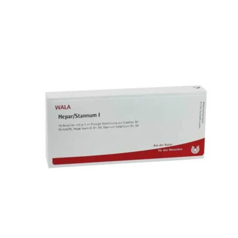 Wala Leber & Galle-Hepar Stannum I Ampullen, 10X1 ml