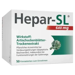 Hepar-SL ® 640 mg Filmtabletten, 50 St- Verdauung|Galle Medikamente