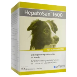 Alfavet Hepatosan 1600 Tabletten Ergänzungsfuttermittel für Hund und Katze, 120 St- Futter & Snacks|Futter & Snacks