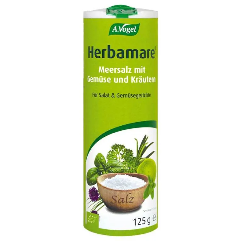 A. Vogel Gewürze & Kräuter-HERBAMARE Meersalz mit Gemüse und Kräutern A.Vogel, 125 g