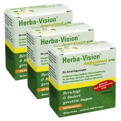 OmniVision Augentropfen Bindehautentzündung-Herba-Vision® Augentrost sine Augentropfen, 3x8 ml