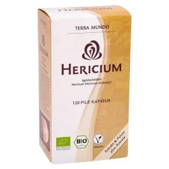 Terra Mundo Hericium|Vitalpilze-Hericium Vitalpilz Bio Kapseln, 120 St