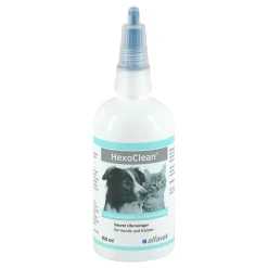 saurer Ohrreiniger für Hunde und Katzen, 150 ml^Hexoclean Discount