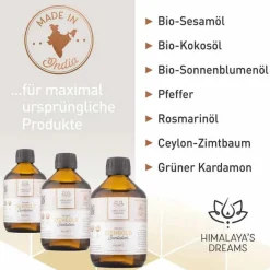 Himalayas Dreams Mund- Und Zahnpflege-Ayurveda Ziehgold Santulan Öl, 250 ml