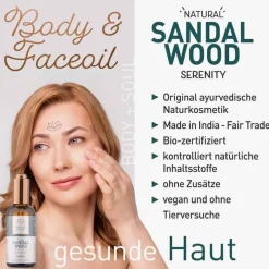 Himalayas Dreams Ayurveda Körper & Gesichtsöl Sandalwood, 100 ml- Körperöle|Gesichtsöle