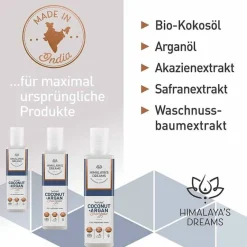 Himalayas Dreams Haarpflege-Ayurveda Shampoo Coconut & Argan, 200 ml