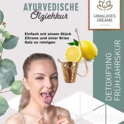 Ayurveda Kupferbecher Zungenrein, 1 P^Himalayas Dreams Outlet