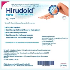 Hirudoid ® FORTE Gel, 100 g- Venenleiden