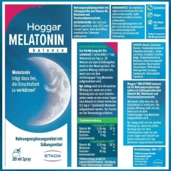 Melatonin balance Einschlafspray, 20 ml^Hoggar Online
