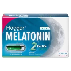 Hoggar Melatonin Duo Einschlaf-Kapseln, 30 St- Melatonin Tabletten