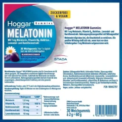 Melatonin Gummies, 30 St^Hoggar