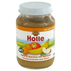 Apfel & Banane mit Aprikose, 190 g^Holle