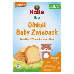 Holle Sonstige Bio Produkte-Bio Baby-Zwieback Dinkel, 200 g