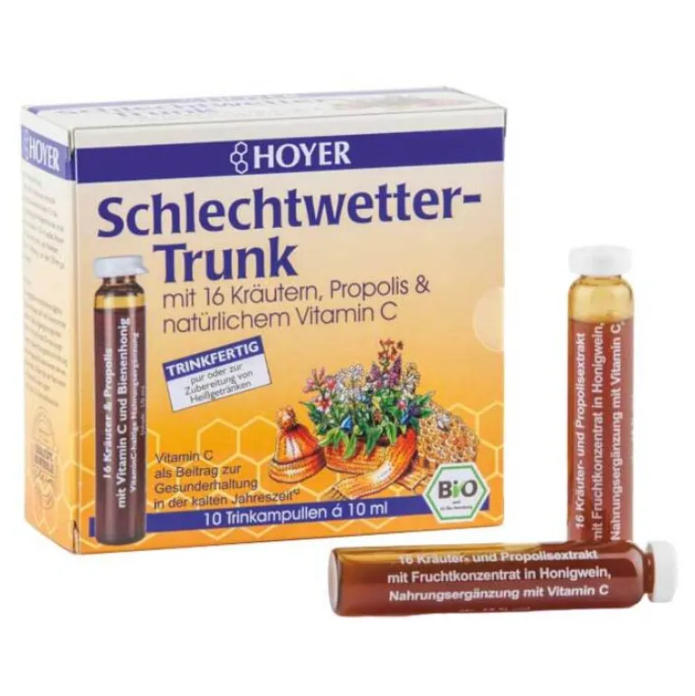 Hoyer Schlechtwetter Trunk Trinkampullen, 10X10 ml- Sonstige Bio Produkte