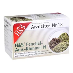 H&S Tee H&S Fenchel-Anis-Kümmel N Filterbeutel, 20X2.0 g- Magentee
